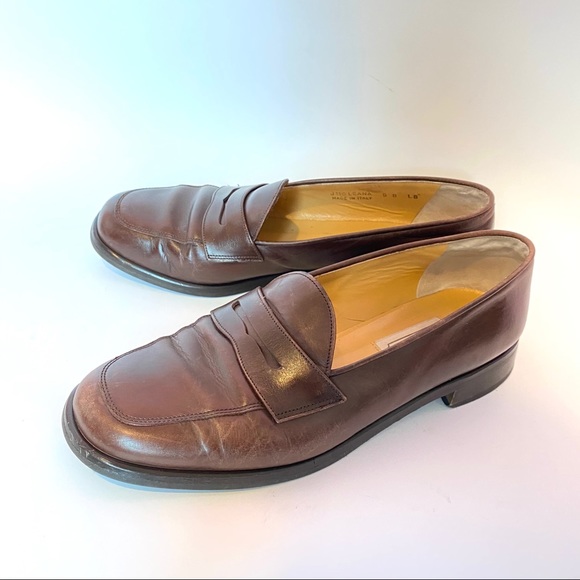 Coach J115 Brown Leather Penny Loafer - Picture 10 of 10